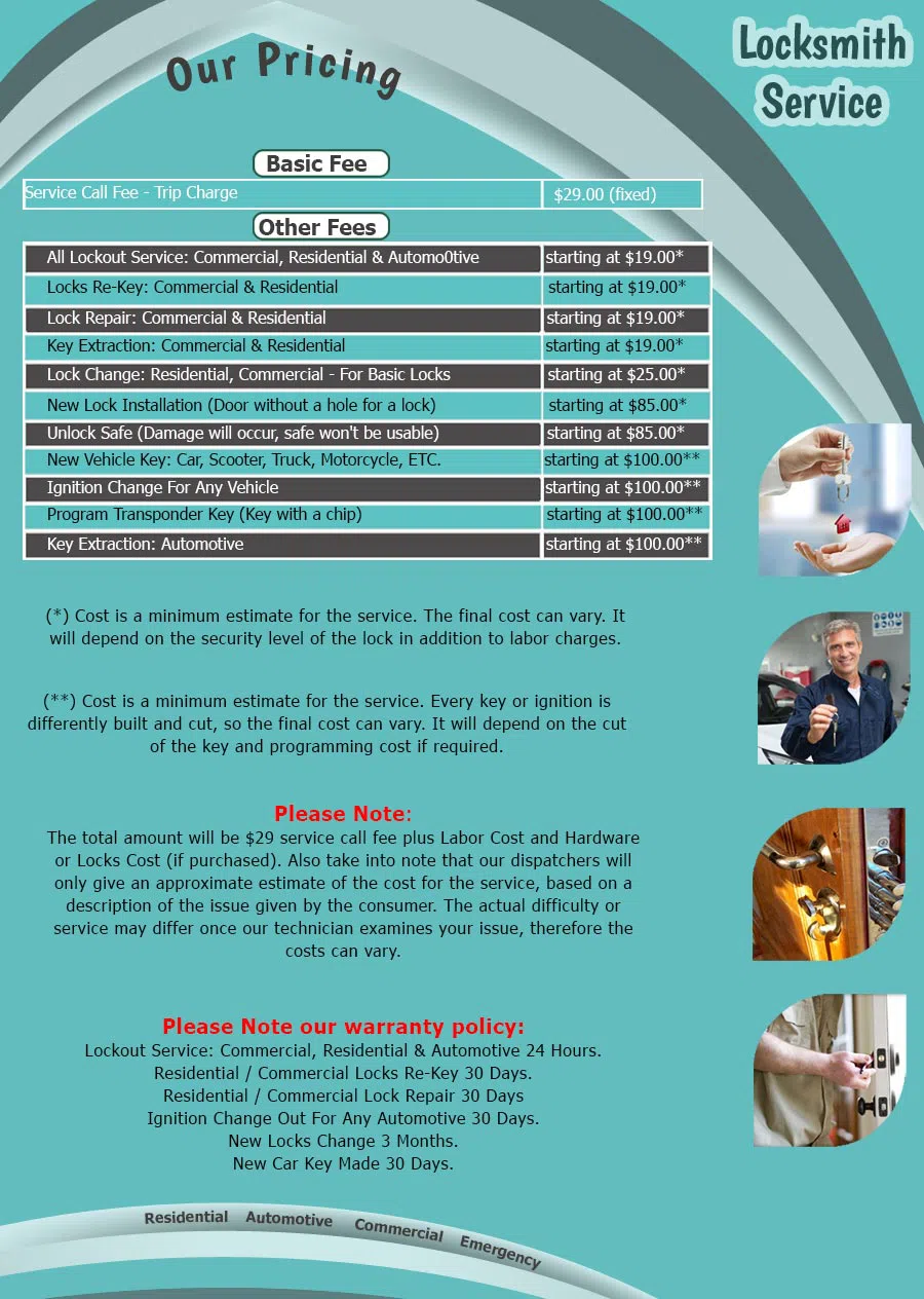 Father Son Locksmith Shop Glendora, CA 626-346-0173